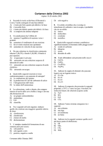 Certamen della Chimica 2002