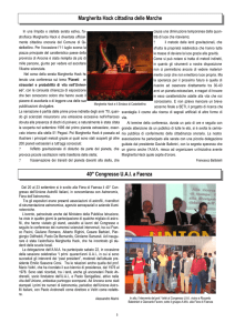 Margherita Hack cittadina delle Marche 40° Congresso U.A.I. a