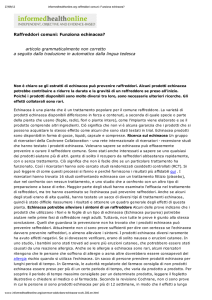 Raffreddori comuni