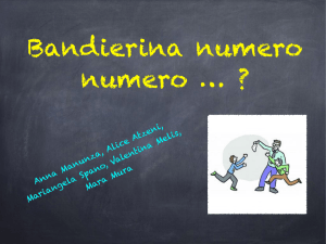 bandierina bandierina numero