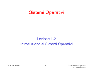 Sistemi Operativi - Home di homes.di.unimi.it