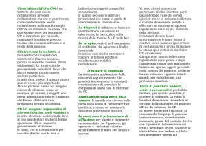 Prevenire l`infezione da Clostridium Difficile
