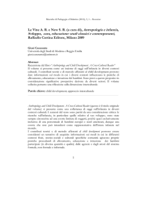 Casasanta_Recensione art. - Ricerche di Pedagogia e Didattica