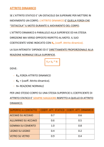 attrito dinamico