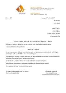 Circ. n. 270 - Spettacolo