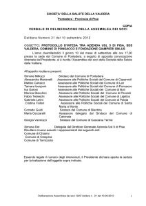 copia 21 protocollo d`intesa tra azienda usl 5 di pisa, sds valdera