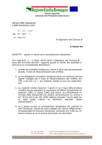 Rifiuto d`atti d`ufficio. Rapporti fra procedimento penale e disciplinare