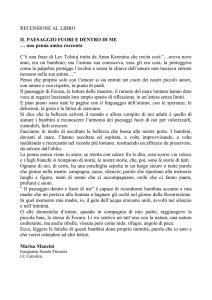 RECENSIONE AL LIBRO IL PAESAGGIO FUORI E DENTRO DI ME