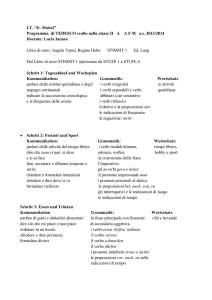 Programma di TEDESCO svolto nella classe II AAFM