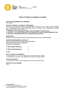 Come si studia e si prepara un esame