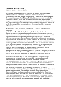 Una nuova Bretton Woods
