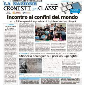 clicca qui - Campionato di Giornalismo la Nazione