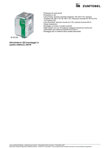 Alimentatore LED (montaggio in quadro elettrico), 240 W