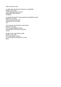 L`eterno ritorno dei versi