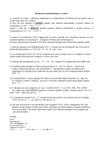 Reazioni di ossidoriduzione