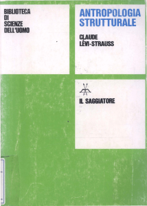ANTROPOLOGIA STRUTTURALE