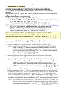 Combinazioni con ripetizione - Chi ha paura della matematica?