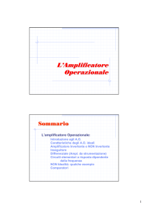 L`Amplificatore Operazionale