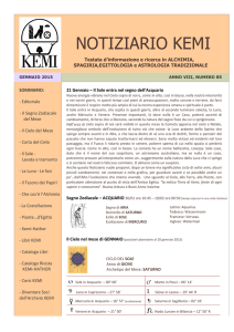 Notiziario - Kemi Associazione