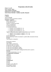 Programma svolto di Latino - "E. Fermi"