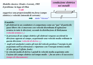 conduzione elettrica nei metalli