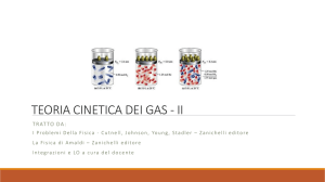 teoria cinetica dei gas