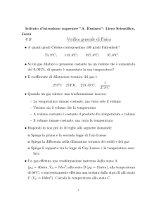 Termologia e calore