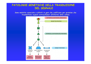patologie genetiche della trasduzione del segnale