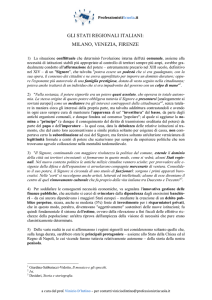 Gli Stati regionali italiani, Milano Venezia