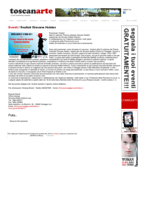 Eventi / finalisti Giovane Holden Foto..