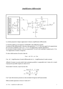 Amplificatore differenziale - "E. Fermi"