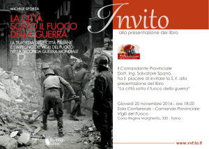 Invito presentazione libro guerra VVF