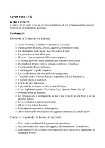 Corso Base (A1) - Parrocchia Santa Maria Segreta