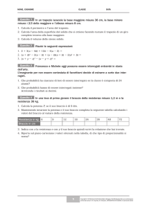 In un trapezio isoscele la base maggiore misura 36 cm, la base
