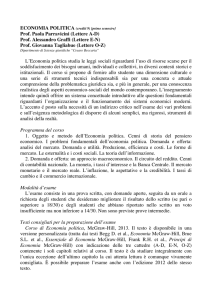 Economia politica (A-D/E-N/O-Z)