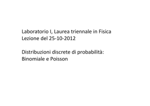 lezione del 25-10-2012 - Dipartimento di Fisica