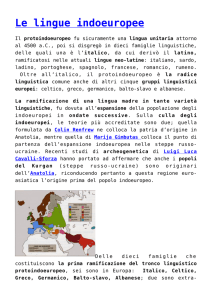 Le lingue indoeuropee