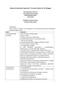 SCIENZE UMANE - Silvia Farina