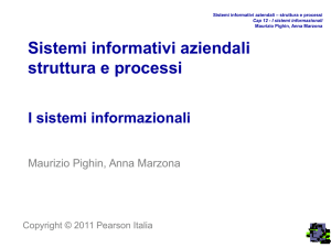 Sistemi informativi aziendali struttura e processi
