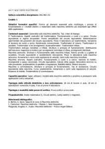 66171 macchine elettriche - Corso di Studio in Ingegneria Elettrica