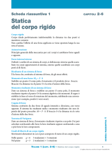 Statica del corpo rigido - Zanichelli online per la scuola