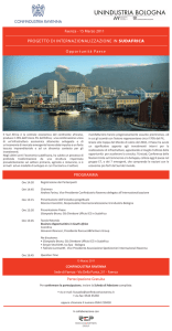 PROGETTO DI INTERNAZIONALIZZAZIONE IN SUDAFRICA