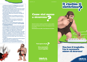 Rischio elettrico, materiale INAIL