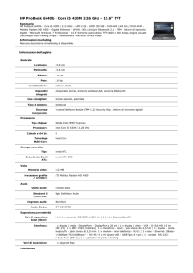 HP ProBook 6540b - Core i5 430M 2.26 GHz