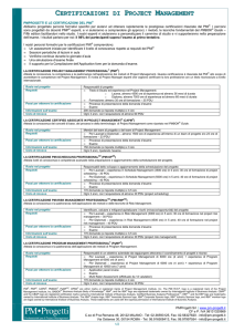 certificazioni di project management