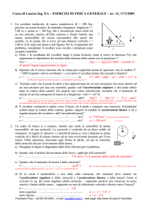 soluzioni - Dipartimento di Fisica