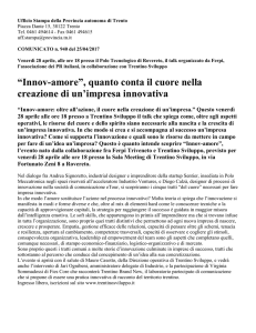 “Innov-amore”, quanto conta il cuore nella creazione