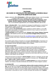 telethon - Comune di Casalecchio di Reno
