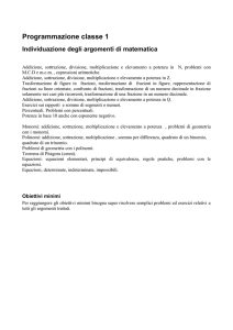 programma 1-2-3-4-5
