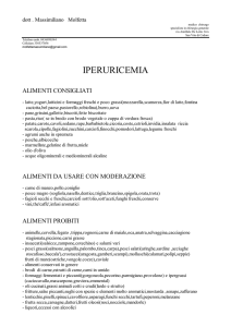 iperuricemia - dott Massimiliano Molfetta Medico chirurgo